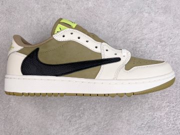 Travis Scott x Air Jordan AJ1 Low Golf “Olive” TS FZ3124-200